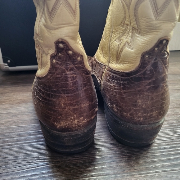 Vintage Leather Cowgirl Boots - Picture 2 of 7
